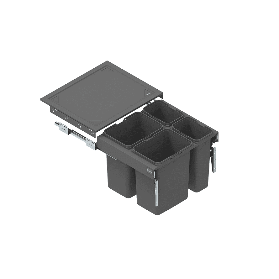 Szuflada na odpady Segrego ULTRA 60 L-400 H 425