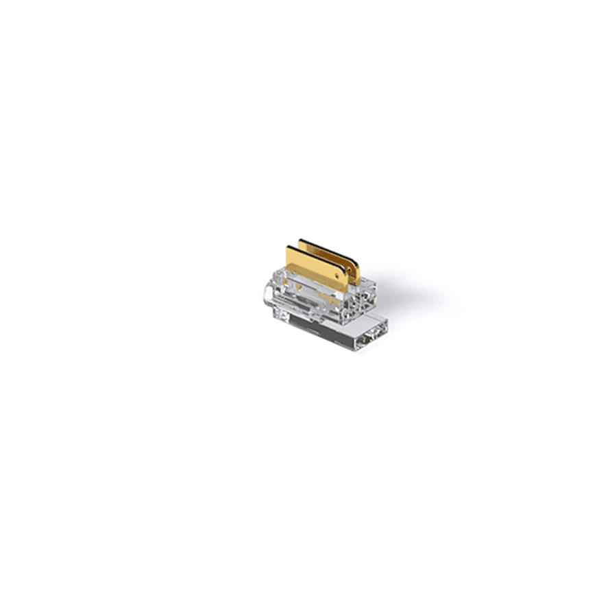 Złączka zaciskana LUMINO, taśma 5/6 mm – otwory na przewód 2 × 0,35 mm²